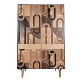 Vintage wardrobe in ash, 1970s