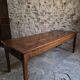 Table à manger de ferme française ancienne avec deux tiroirs | Chêne & pin | vers 1850–1900