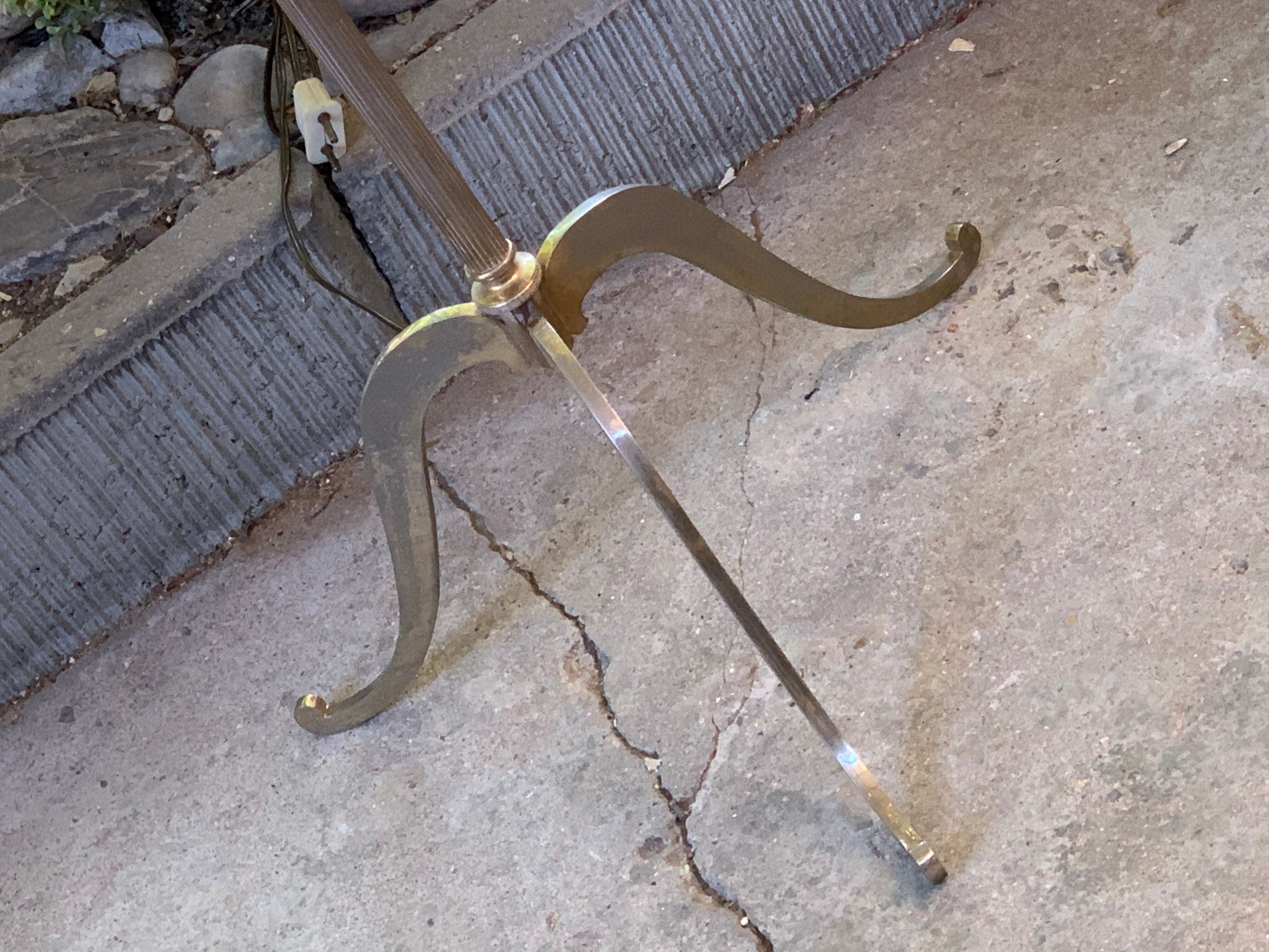 Pair of tripod lampposts 1960