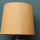 Gien lamp, brass and earthenware