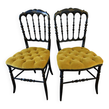 Paire de chaises Napoléon III