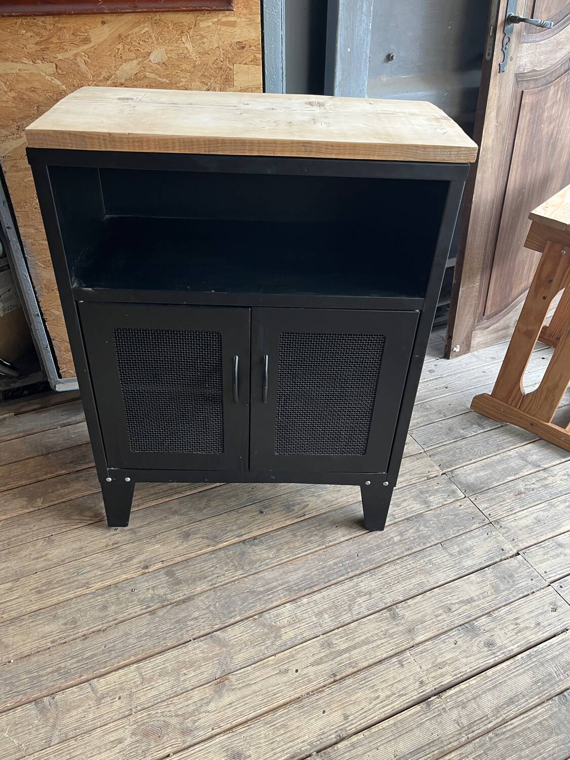 Small metal cupboard