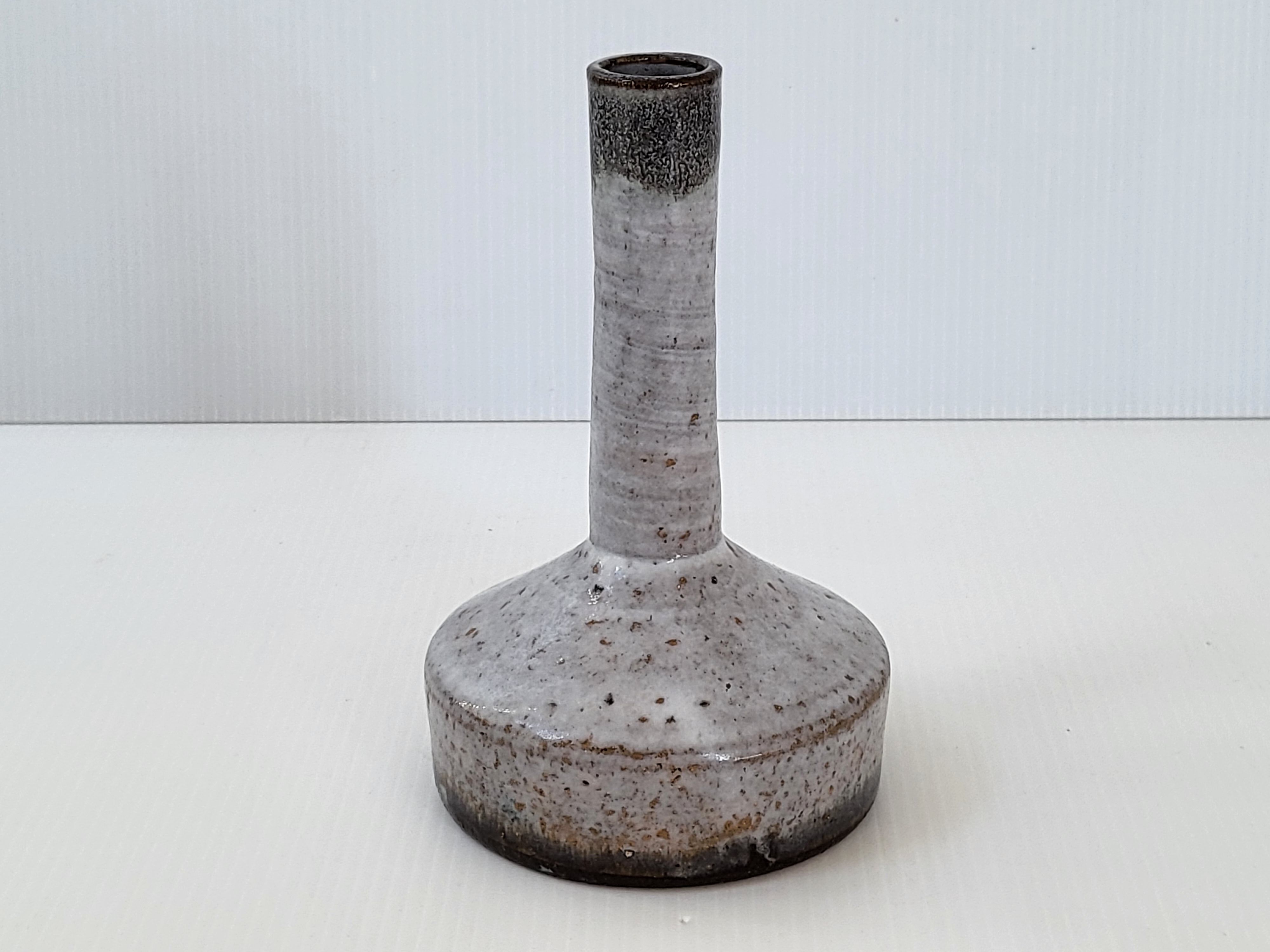 Vintage stoneware soliflore vase 1960