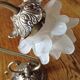 Lampe en laiton, vers 1900