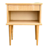 Bedside light oak feet spindles 60s