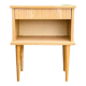 Bedside light oak feet spindles 60s