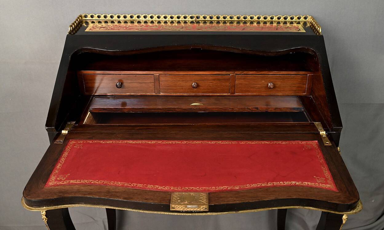 Lady's desk in Boulle marquetry, Napoleon III – Mid-19th century