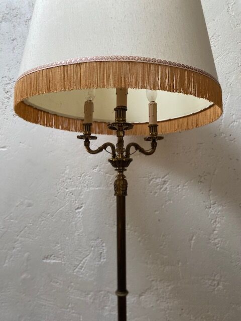 Brass floor lamp 50s/60s
