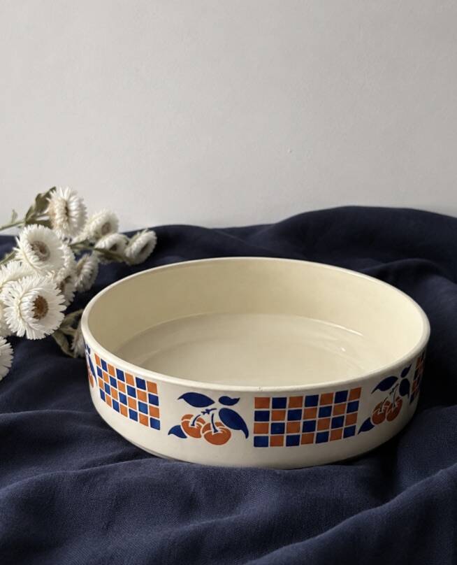 Badonviller ceramic dish