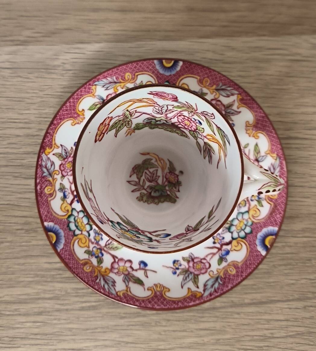 Sarreguemines Minton 216 cup and saucer