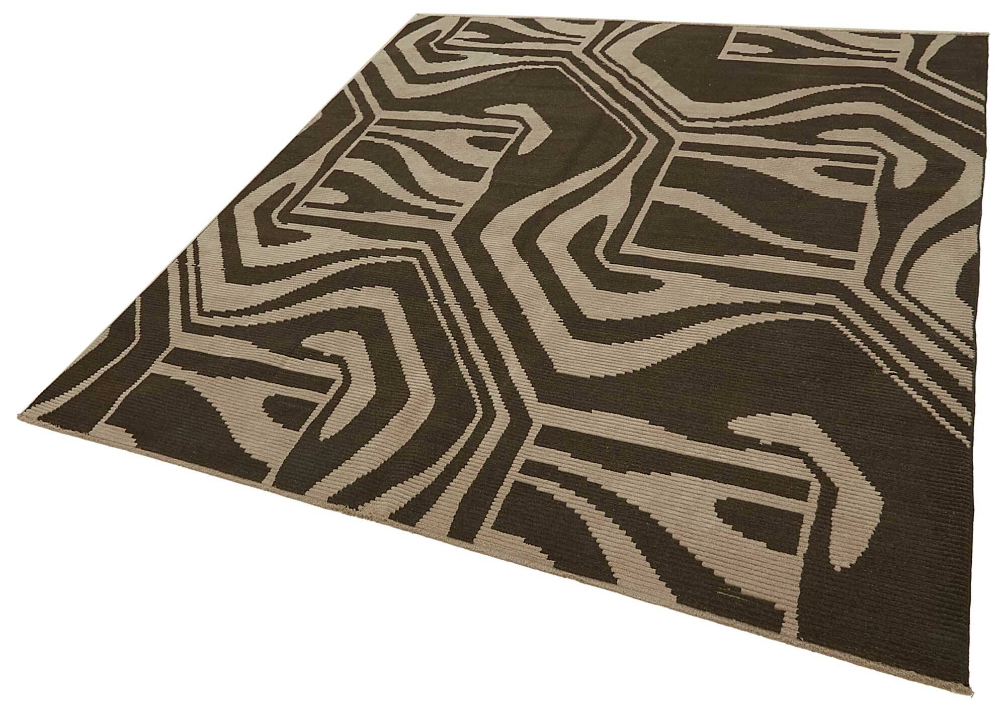 Tapis Oushak turc fait main 241 cm x 297 cm