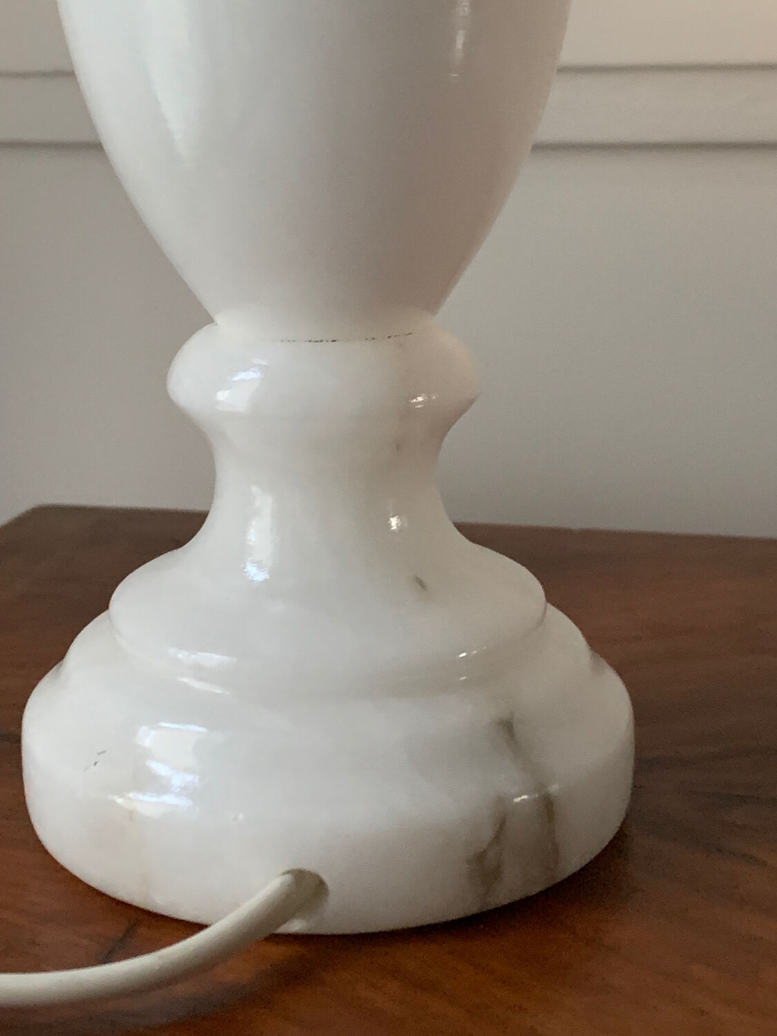 Vintage alabaster lamp