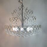 Vintage Italian Crystal Chandelier 8 Lights