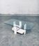 Brutalist Travertine Coffee Table by Willy Ballez, Belgium, 1970s