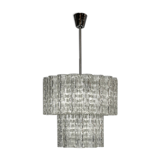 Vintage murano glass elements chandelier from 60s