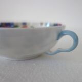 5 vintage flower pattern cups and saucers