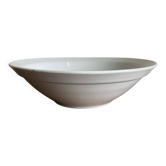 Ironstone salad bowl centrepiece Choisy 1900 white