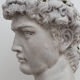 Buste sculpture de David