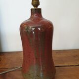 Vintage lamp foot in enamelled pyrity stoneware