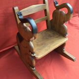 Elephant child rocking chair