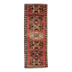 Classic Red & Black Persian Runner Rug, 112x316Cm