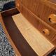 Scandinavian curved teak commode, Kai Kristiansen, 1960