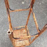 Colonial-style stained bamboo harness