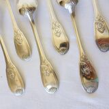 6 vintage silver plated soup spoons hallmarked 2106152