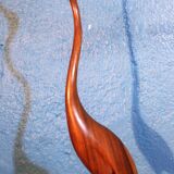 Rosewood statuette "Heron" 1960s