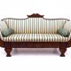 Biedermeier sofa, northern europe, circa 1860. after renovation