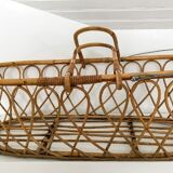 Rattan basket from the 70s