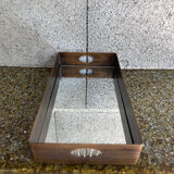 Plateau miroir en laiton