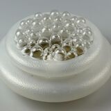 60s 70s Plafoniere gold wall lamp bubble glass space age design