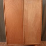 Wood and rattan cabinet