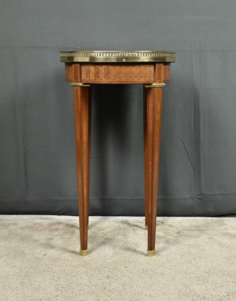 Marquetry Gueridon, Louis XVI style – Early 20th century