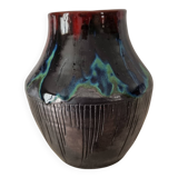 Vase émaillé vintage JP Garnier