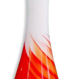 Orange opaline vase