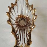 Empty Pocket/Decorative Bowl/Royal Bayel Crystal. 18k gold highlights.