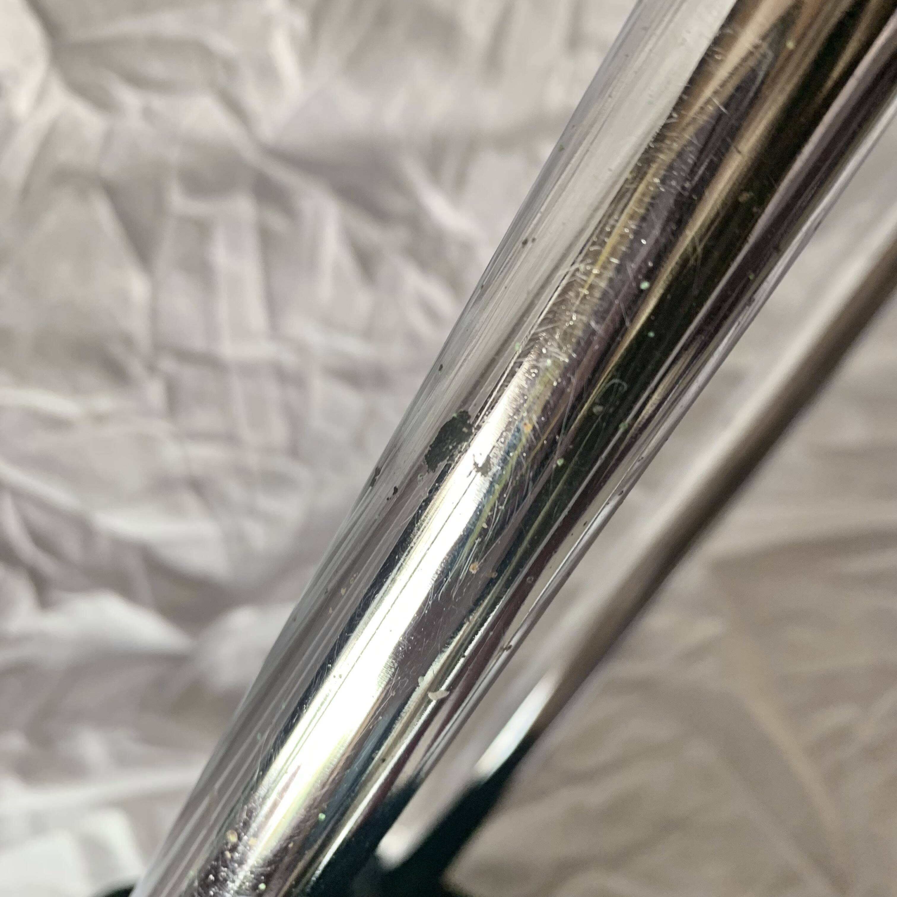 Vintage stool in black Bakelite and chrome metal Supra Luxe