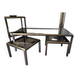 Nesting living room table set