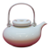 Large white porcelain teapot by Carl Gustaf Jahnsson