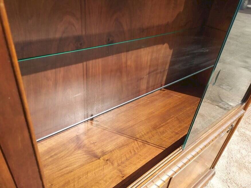 Louis XV Sideboard - Canework - Display Case - 4 Drawers - Wood