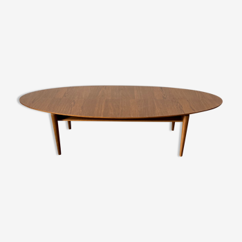 Oval Scandinavian coffee table