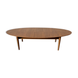 Oval Scandinavian coffee table