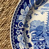 Old plate Yeddo Sarreguemines with Asian Japanese decoration 1900 old