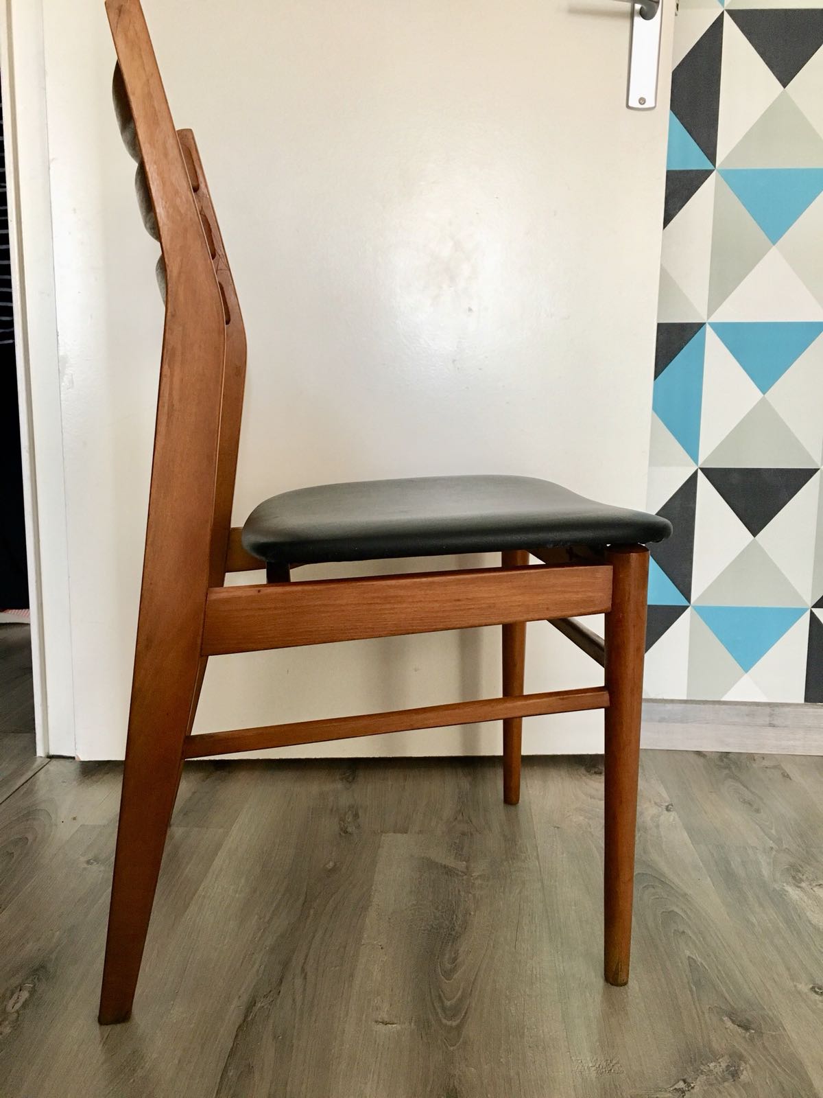 Set de 4 chaises scandinave vintage 1960