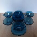 Tasses Vereco bleues