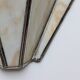 Pair of Art Deco glass paste wall lights