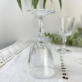 6 Vintage Cristal D'Arques Versailles Liqueur Glasses