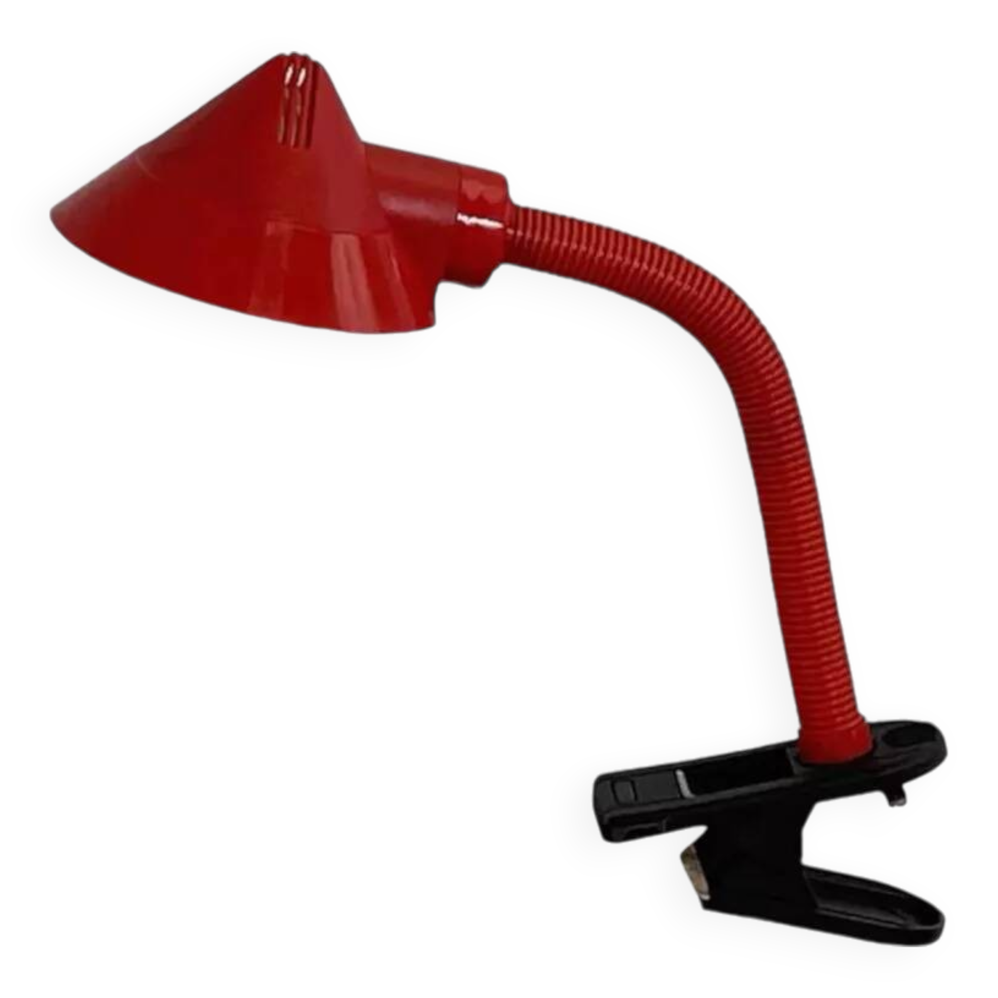 Vintage articulated clamp lamp